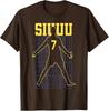 Siu Funny Ronaldo Present for Soccer Lovers Funny Unisex T-Shirt