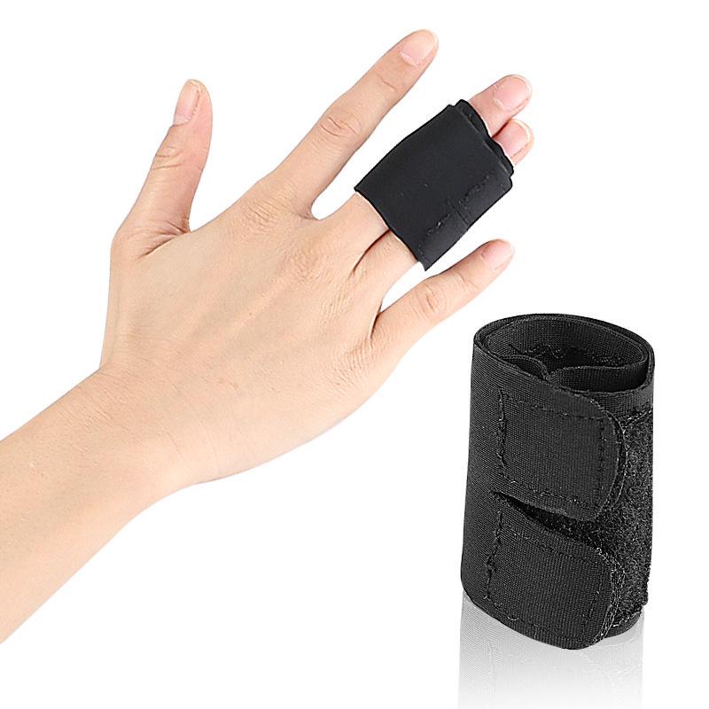 Protective Sports Finger Cots - Single/Double Compression Straps for Basketball & Volleyball
