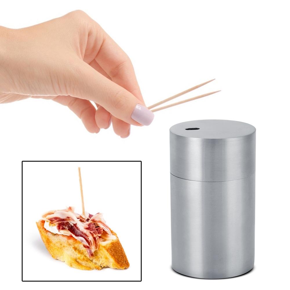 Stainless Steel Tootick Holder Storage Box Case for Home Restaurant Hotel Coffee Shop