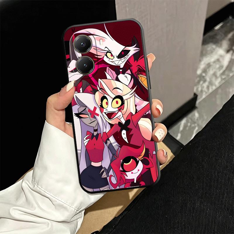 Hazbin Hotel Anime Soft Phone Case for Xiaomi Poco X5 X6 X7 X8 Pro Max X3 F7 F8 Ultra M8 M7 M6 M5 Redmi 15 15C 14C 13C 12C X4 F6
