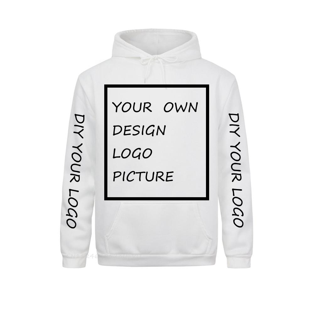 Diy YOUR OWN DESIGN Hoodie Men Women Long Sleeve Pullover Hoodie Camisa LOGO DIY02 Hoodies