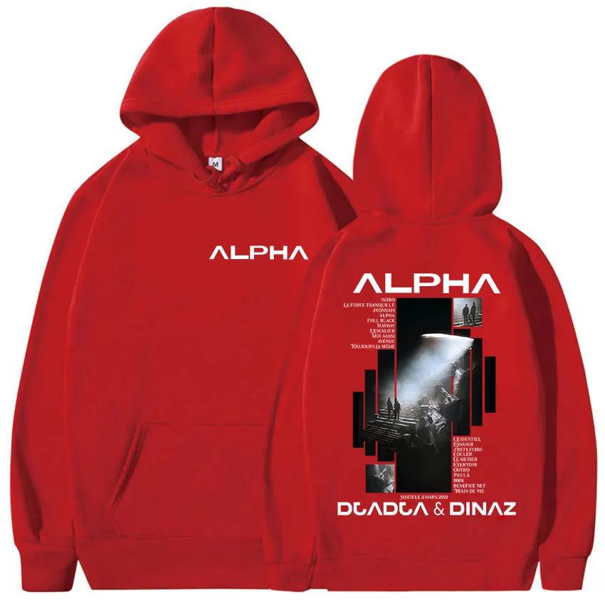 Rapper Alpha Djadja & Dinaz Tour 2025 New Album Hoody Men Clothing Retro Aesthetic Sweatshirt Fashion High Quality Fleece Hoodie