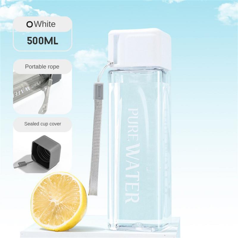 Pahar Portabil Creativitate Plastic Design la Modă Deschideți Capacul și Beți Direct Sticle de Apă și Accesorii pentru Pahar Pahar Etanș