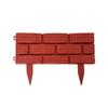 Garden Fence Panel Outdoor Decorative Lawn Border Plastic Landscape Edging Yard Divider with Ground Stakes for Pathway Flower Bed