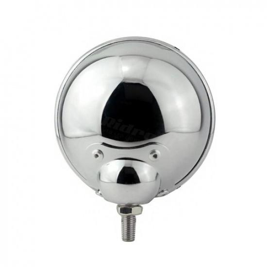 Chrome 4-1/2" Auxiliary Fog Passing Lights Housing Bucket For Harley Davidson