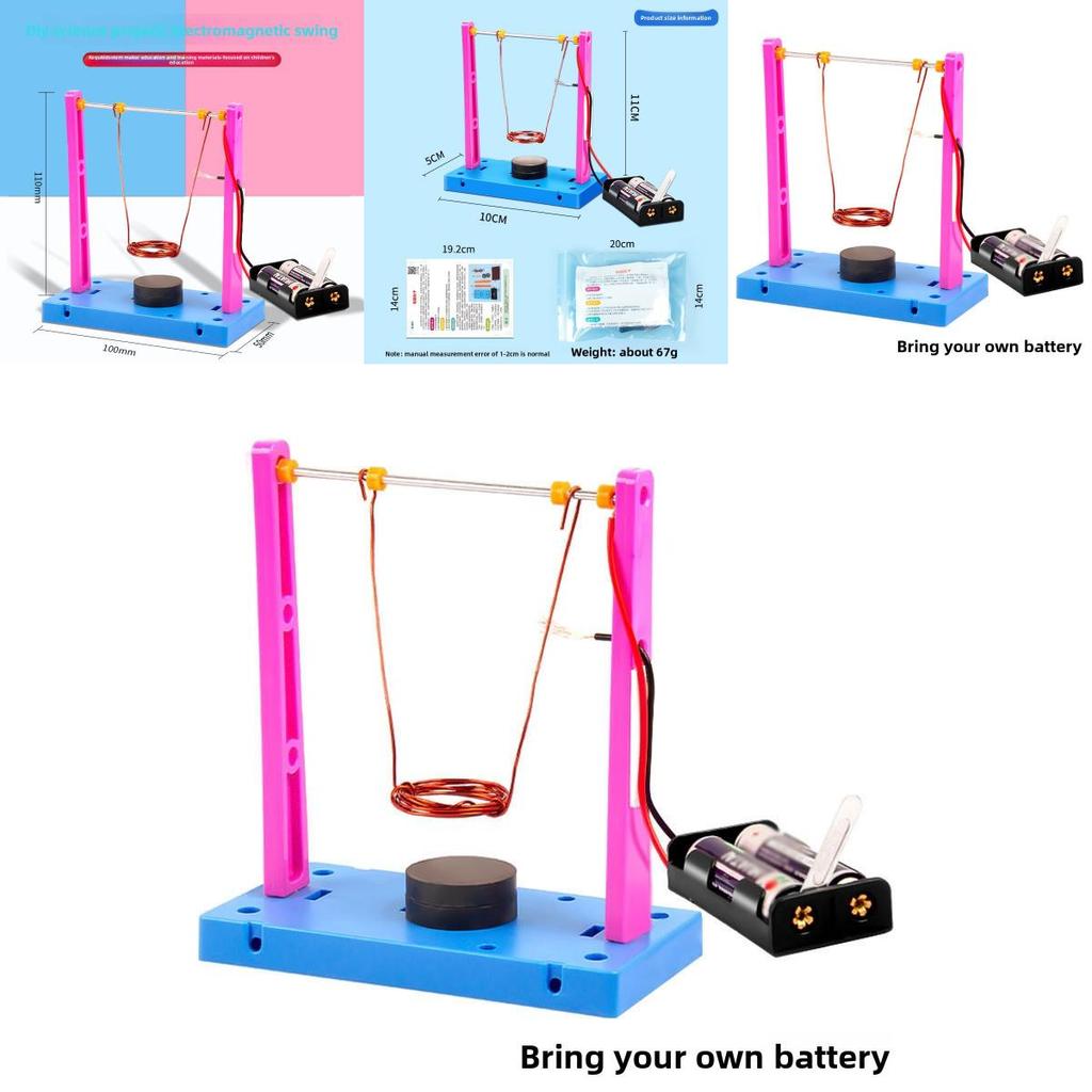 Experiment Diy Electromagnetic Swing With Physics Educational Kit For Stem Classroom