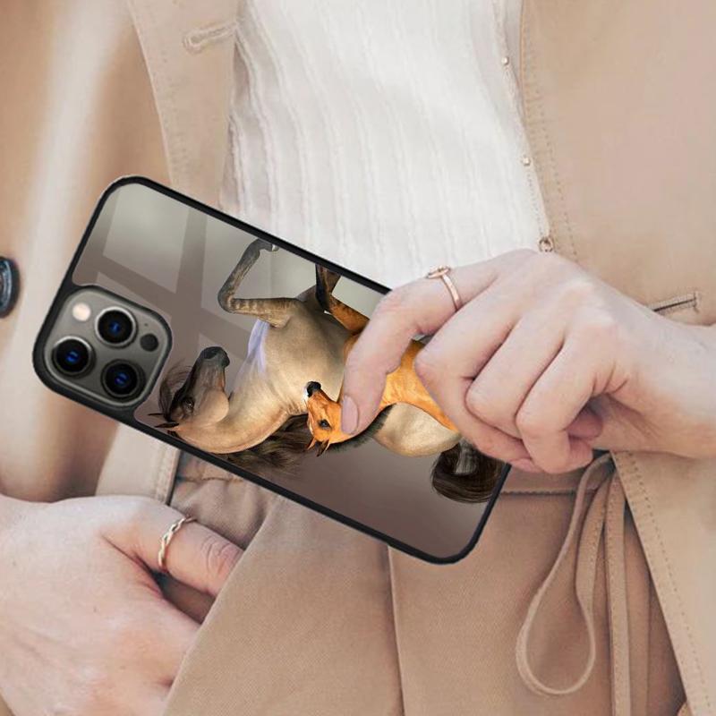 Horse Stallion Riding Colt Magnetic Phone Case For APPLE iPhone 17 Air 16 14 13 12 Pro Max 15 Plus Wireless Charge MagSafe Cover