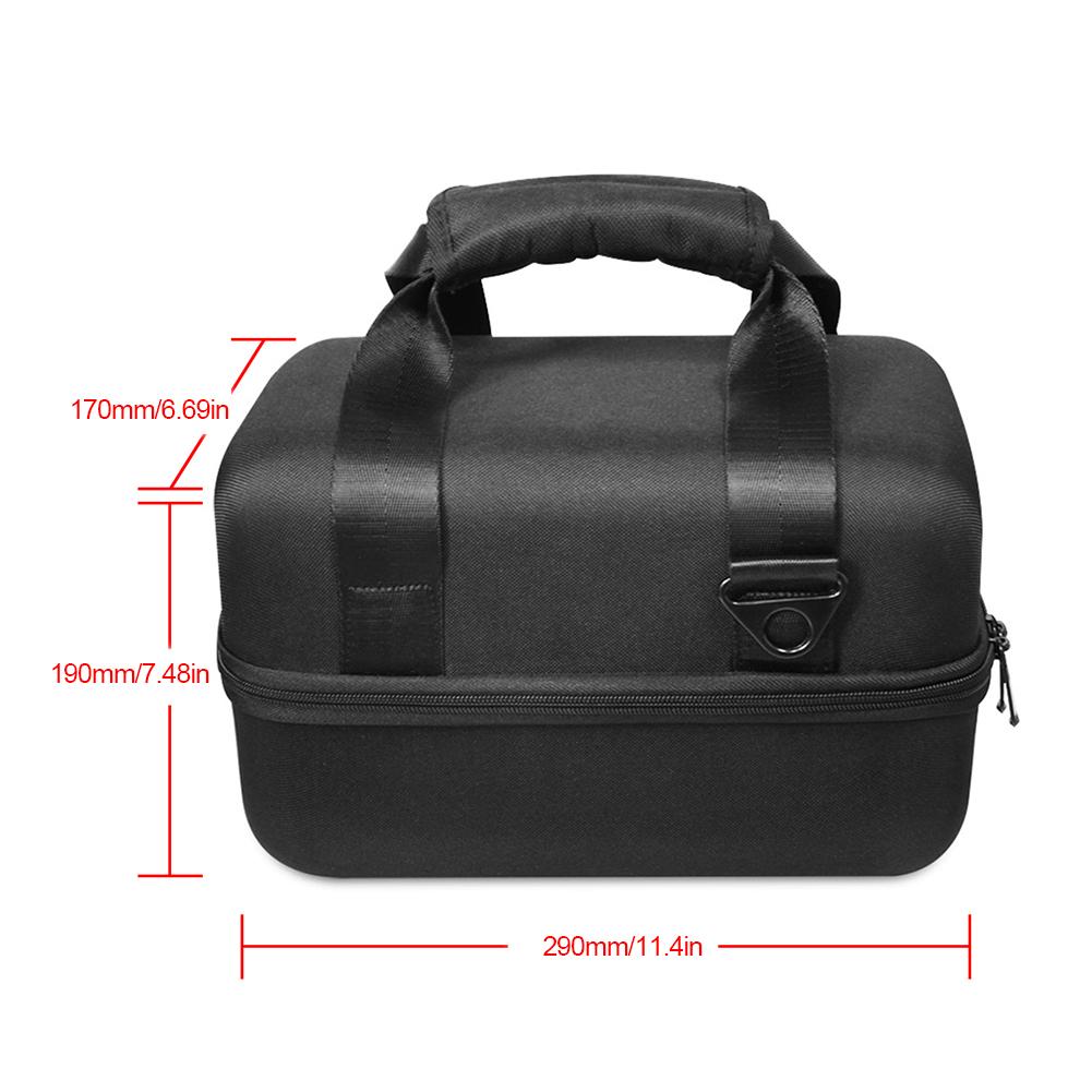 Harte Tragetasche mit doppeltem Reißverschluss, tragbare Aufbewahrungstasche aus EVA mit Schultergurt, Handtasche für Devialet Phantom II 95dB/98dB Lautsprecher