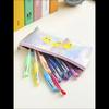 [K-Stationery] Estuche Holográfico Tweety de Looney Tunes de Daiso Corea - Lindo Material Escolar de Papelería Coreana