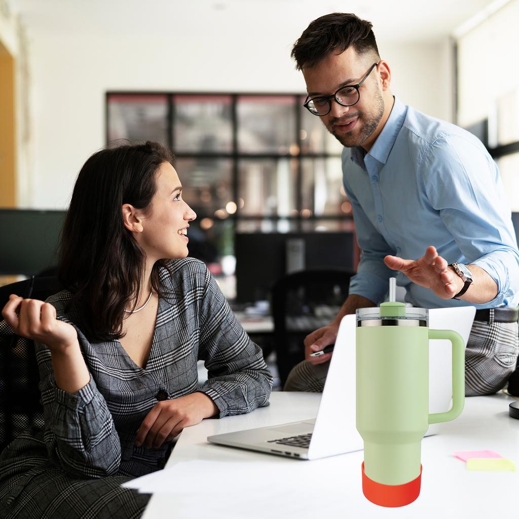 1/2 Stück 9cm Schützende Silikon-Stiefelhülle für 32-40 oz Wasserflaschenboden Anti-Rutsch-Hülle Universal-Tassenboden