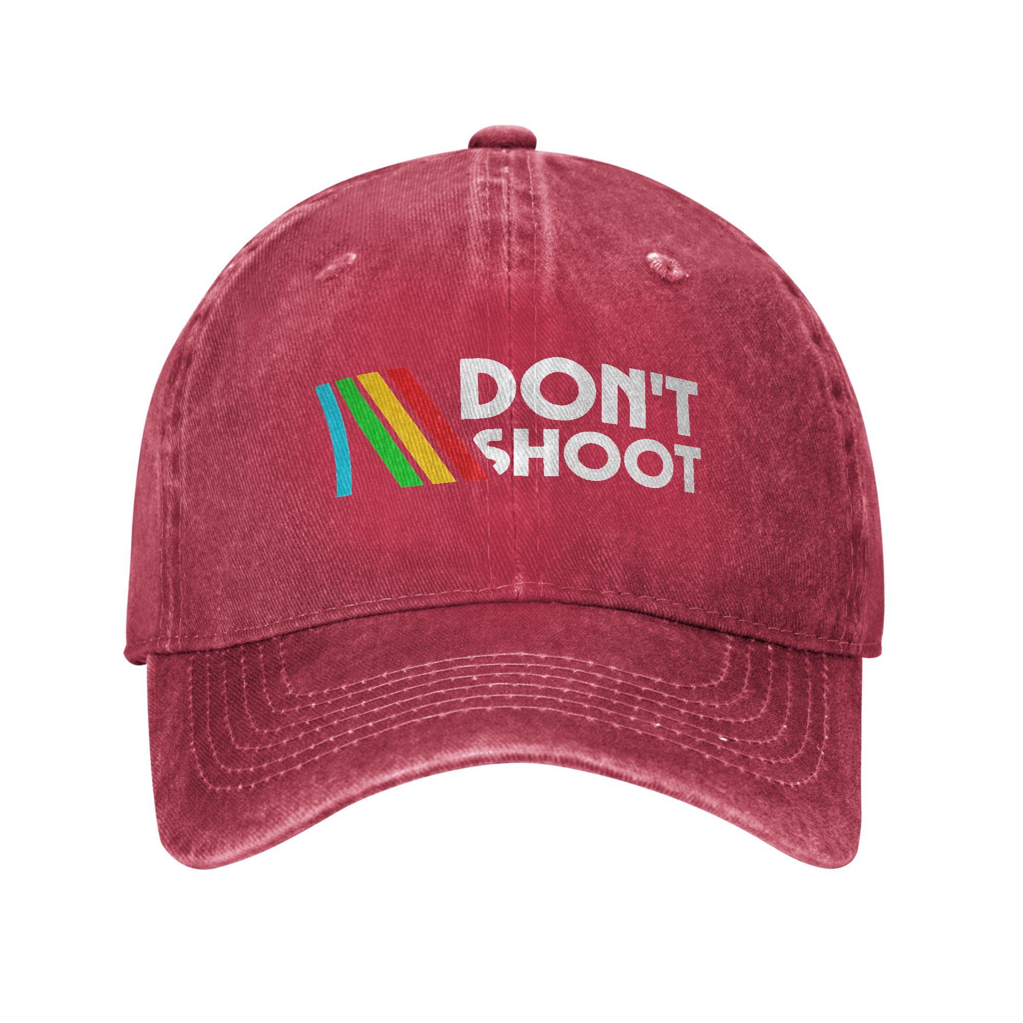 

Washed Baseball Cap ARC Raiders - DonT Shoot Summer Trucker Hat For Men Women ARC Raiders Stylish Outdoor Gym Sun Baseball Caps One Size красный