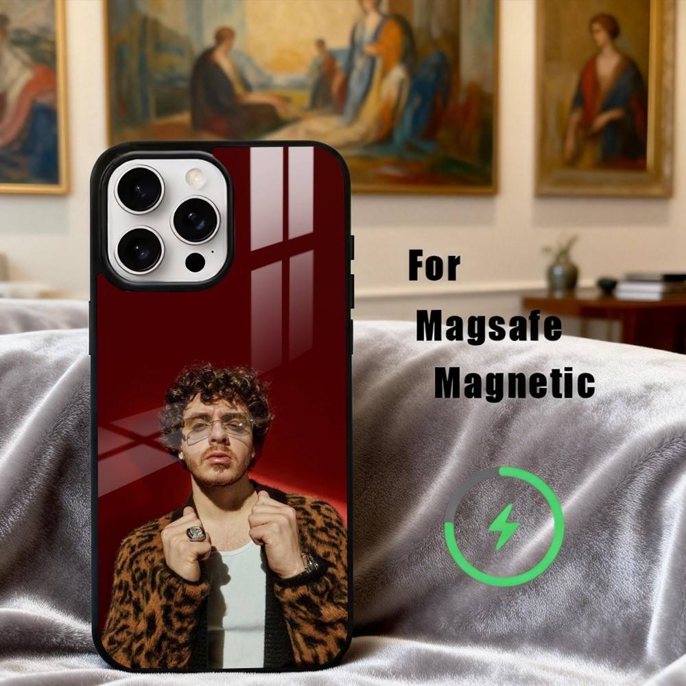 SINGER J-Jack H-Harlow-W Phone Case For iPhone17,16,15,14,13,12,11 Plus,Pro Max Magnetic For Magsafe Wireless Charging
