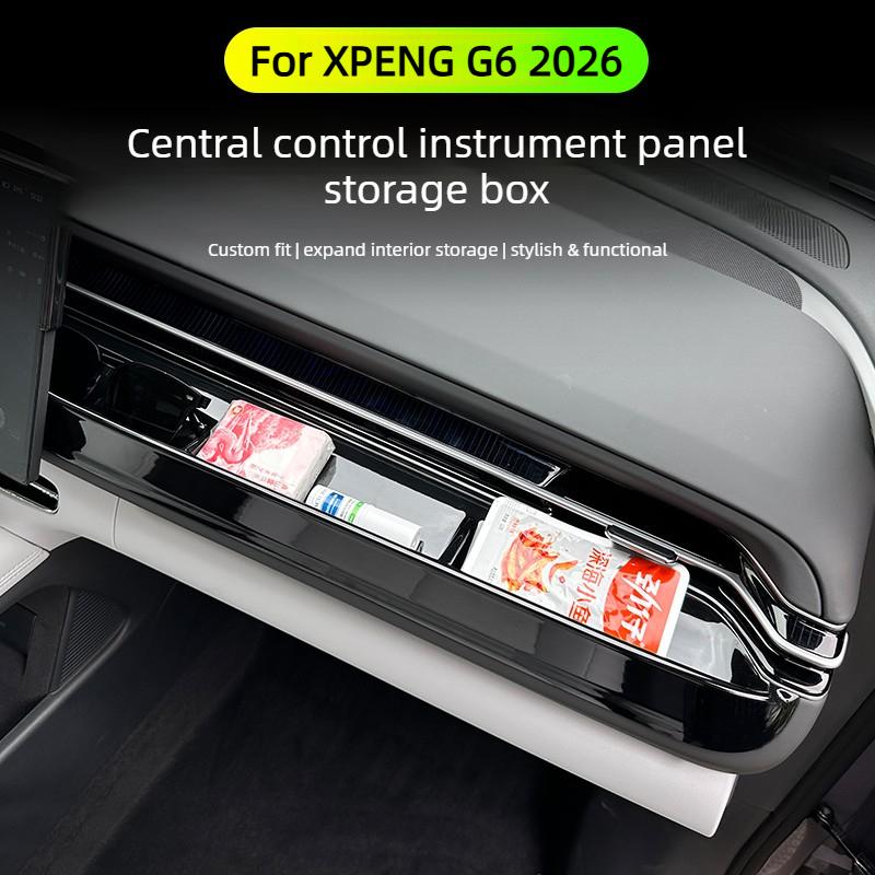 2Pcs for XPENG G6 2026 Storage Box on The Lower Level of The Central Control Dashboard Interior Interior Car Accessories