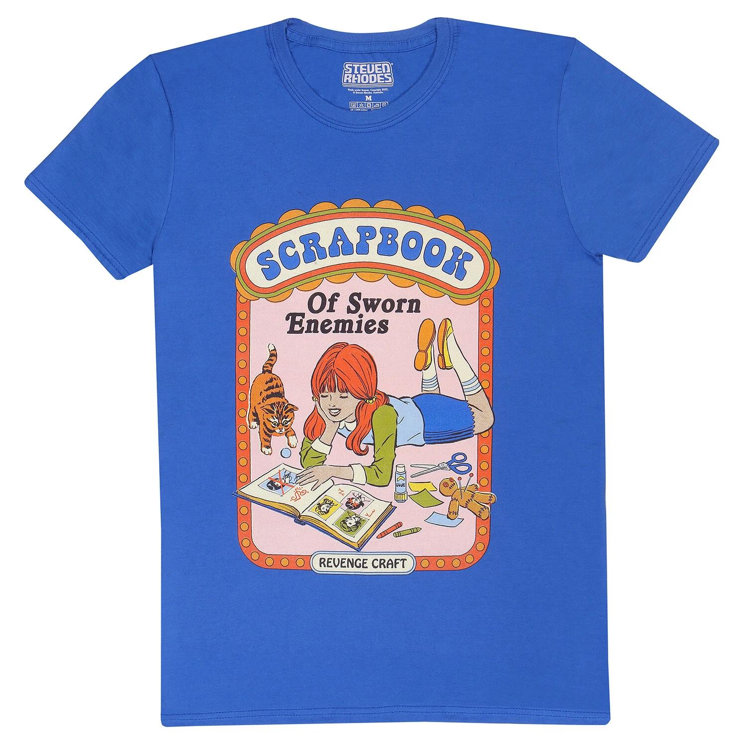 

Steven Rhodes Scrapbook Official Merchandise 100% Cotton T-shirt Mens Tees Top M/L/XL/2XL New 4XL