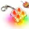 Led Light Up Keyboard Switch Fidget Keychain Stress Relief Toy Colorful Clicky Mechanical Sensory Pendant Gift