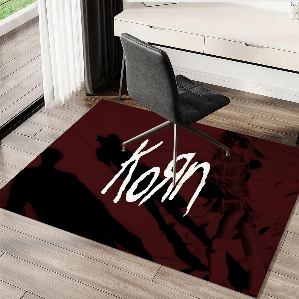 Rock Music Floor Mat Soft Thickened Absorbent Non-Slip Bedroom Living Room Door Mat Home Decor Flannel Rugs