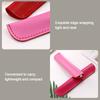 Solid Color PU Pencil Bags PU Leather Pen Bags Lightweight Pencil Case  Office Supplies
