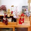 Elfenpuppen mit Maske, Weihnachtsbaum-Anhänger, Ornamente, Junge, Elfenspielzeug im Regal, hängende Dekoration, Navidad, Natal, Neujahrsgeschenke