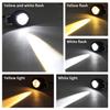 Aoling Motorcycle Fog Lights LED Work Lights 12V 24V Waterproof Narrow Angle Small LED Work Light Car LED Fog Lights Work Lights Yellow White Steady
