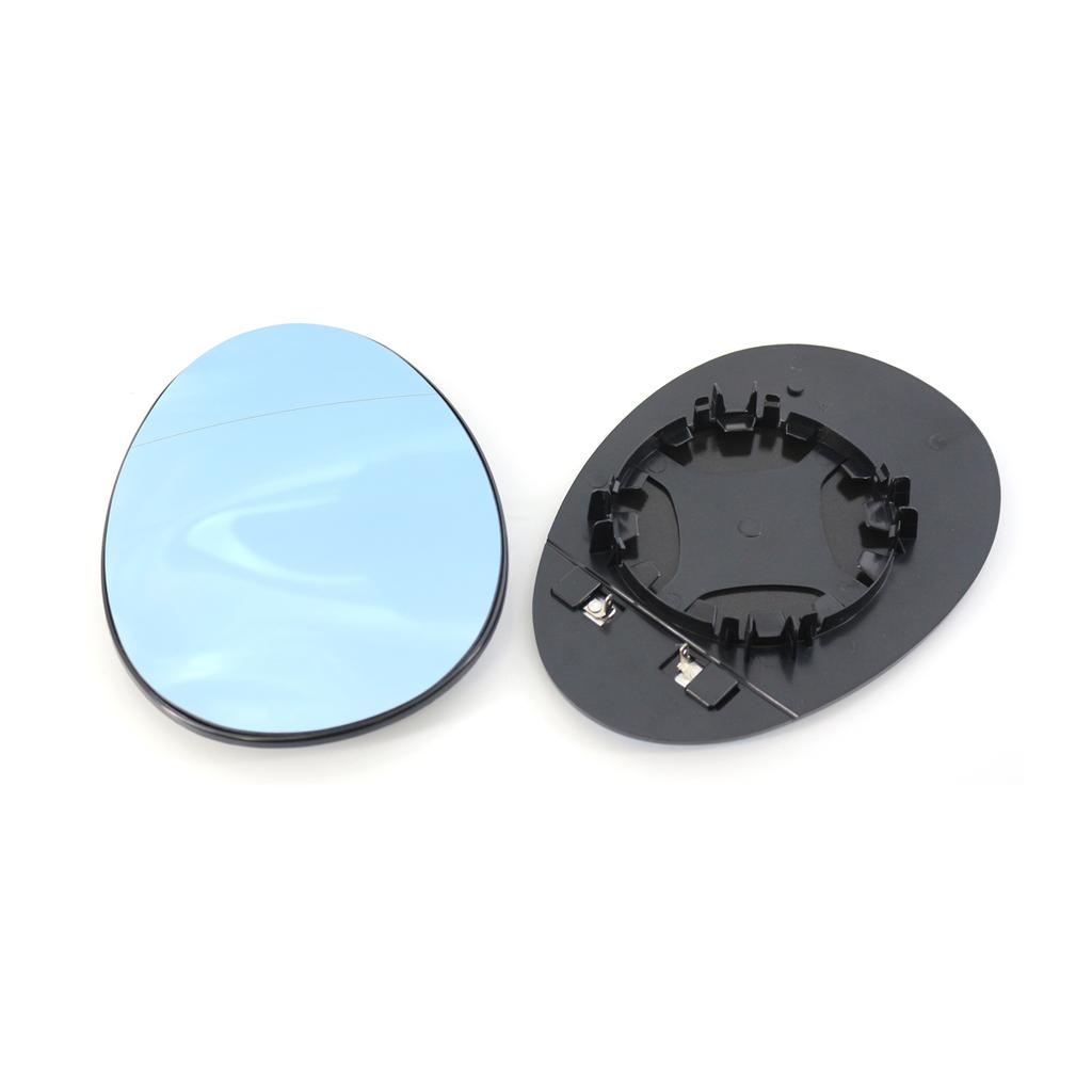 Blue Side Rearview Mirror Glass Lens Heated For MINI ONE/COOPER COUNTRYMAN R55 R56 R57 R58 R59 R60 R61 51162755625