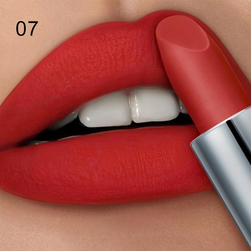

Матовая роскошная губная помада, водостойкая долговечная глазурь для губ, насыщенные цвета, блеск для губ, высокопигментированный макияж для губ, подарок для женщин 7#