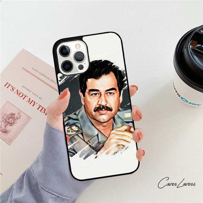 Saddam Hussein Iraq Arabic Phone Case For iPhone 17 Air 14 15 16 13 12 For Apple iPhone 17 Air 11 Pro Max Plus Coque