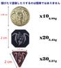 60PCS DND Coins with Leather Metal Coins In and Fantasy Coins for Board Counterfeit Game Dungeons and Dragons Roleplaying Coins Pouch, Gold, Silver,