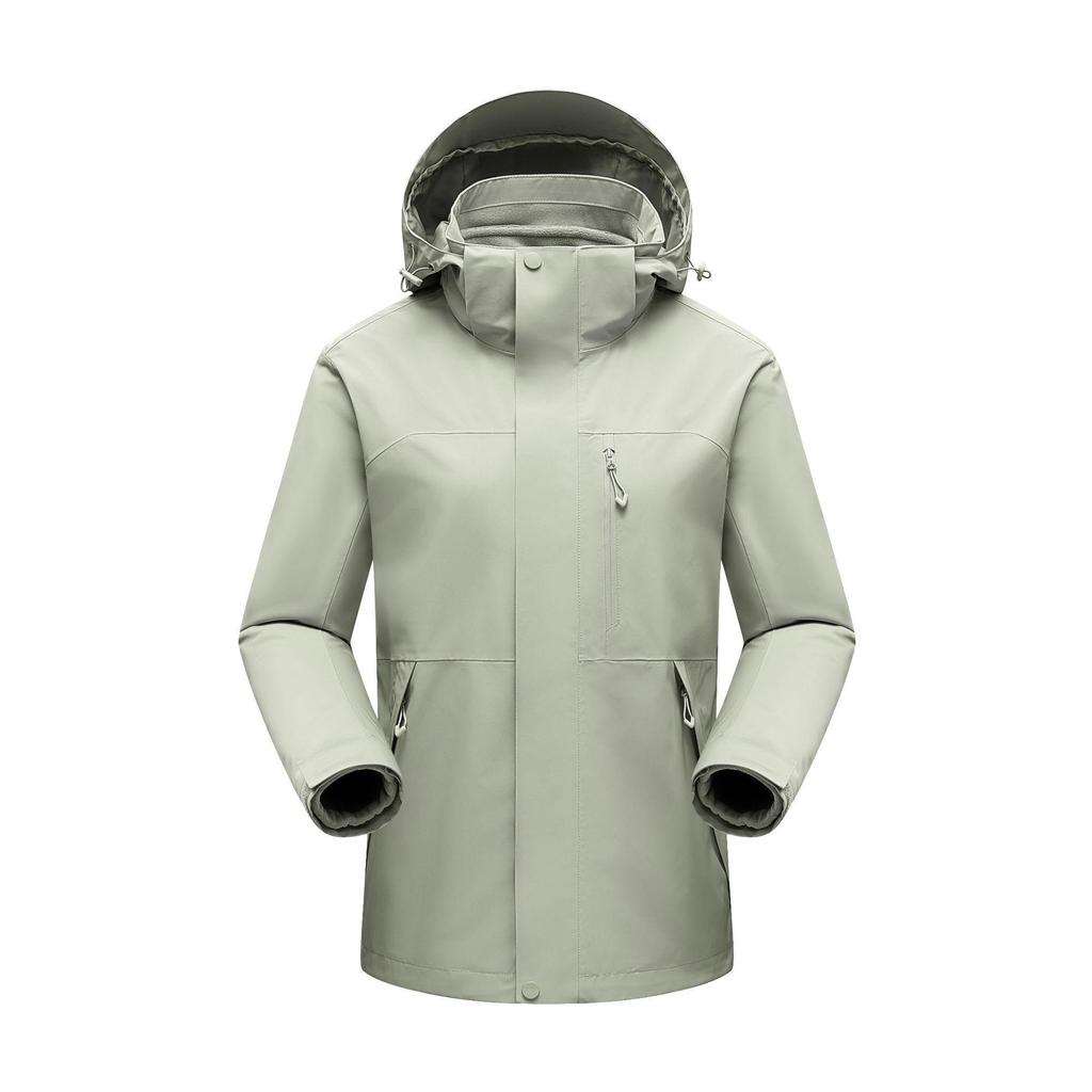 Niaojia's Same Style Outdoor Jacket Three-in-one Men's Technical Fabric Windproof and Coldproof True Burst Rain Waterproof Jacket for Men