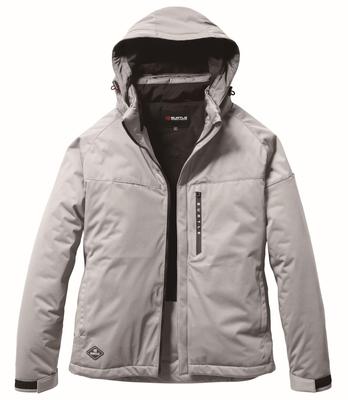 Stretch Hooded Insulated Jacket (Unisex) Fall/Winter Ash Gray 3260 60 L