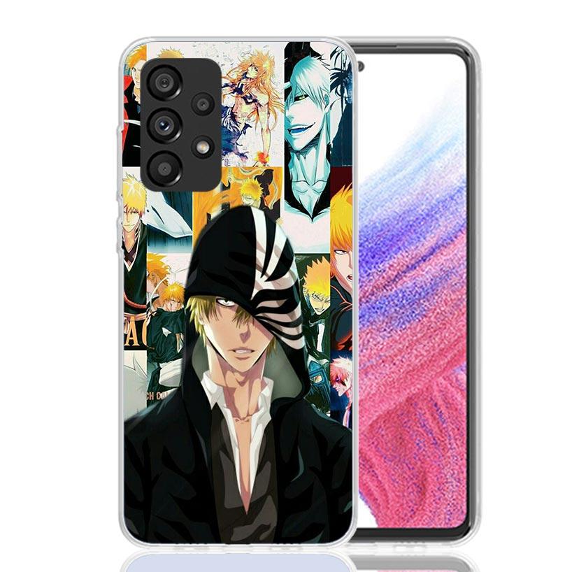 Ichigo Kenpachi Bleach Anime Phone Case For Samsung Galaxy A13 A14 A15 A16 A53 A54 A55 A56 A33 A34 A35 A36 A23 A24 A25 A26 A05S