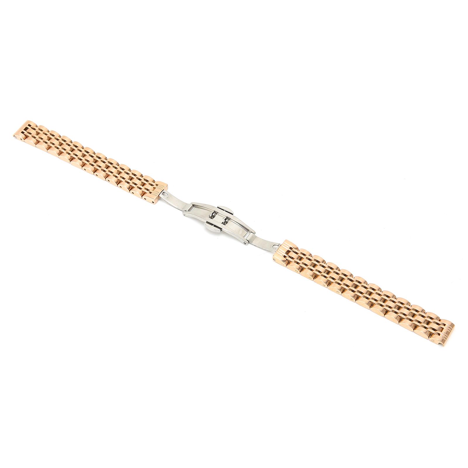 Unique Replacement Watch Bracelet Stainless Steel Watch Strap Watch Band   Gold