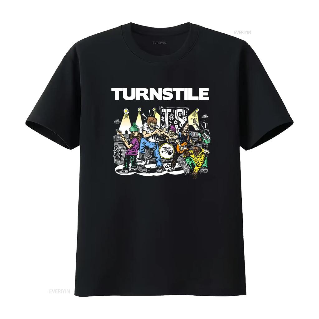 New T Shirt for Fan Turnstile Band Size S XL vintage Washed Unisex Stretched streetwear Stylish Comfortable designer clothes
