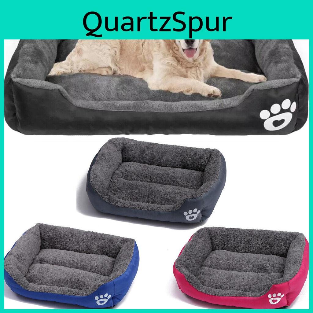 Striped Design Orthopedic Large Dog Beds For A Cozy Nap Time