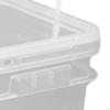 4L Square Bucket with Secure Lid for Versatile Storage Needs