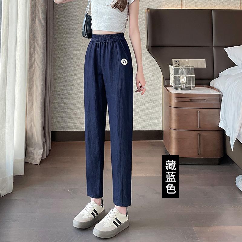 

The New Summer Ice Silk Harun Is Casual, Loose and Petite 4XL темно-синий