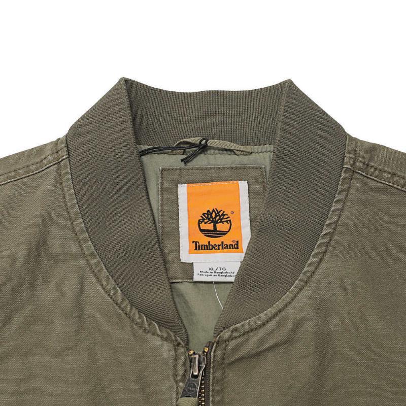 Timberland Logo Simple Versatile Comfortable Vest Men Vest Army-Green A6AEK-A58