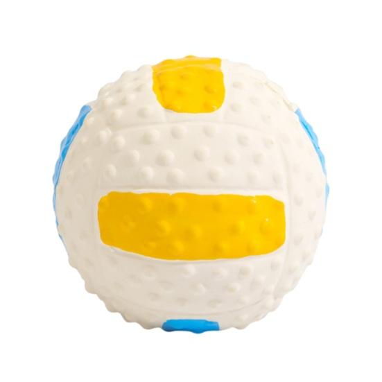 Dogs Rubber Chew Toy Cute Animal Shape Puppy Teething Toy Squeaky Dog Chew Ball with Textured