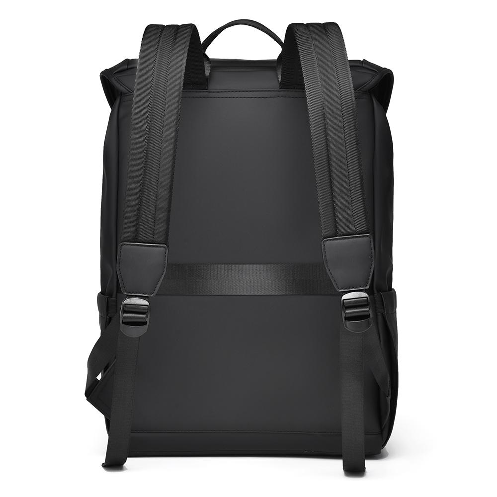 Backpack Men's Solid Color Travel Bag Large Capacity Business Bag