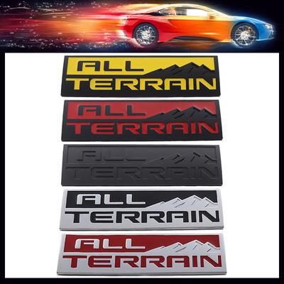 3D Car Styling ALL TERRAIN for Car Hood Fender Trunk Rear Bonnet Nameplate Decal Emblem Badge Sticker