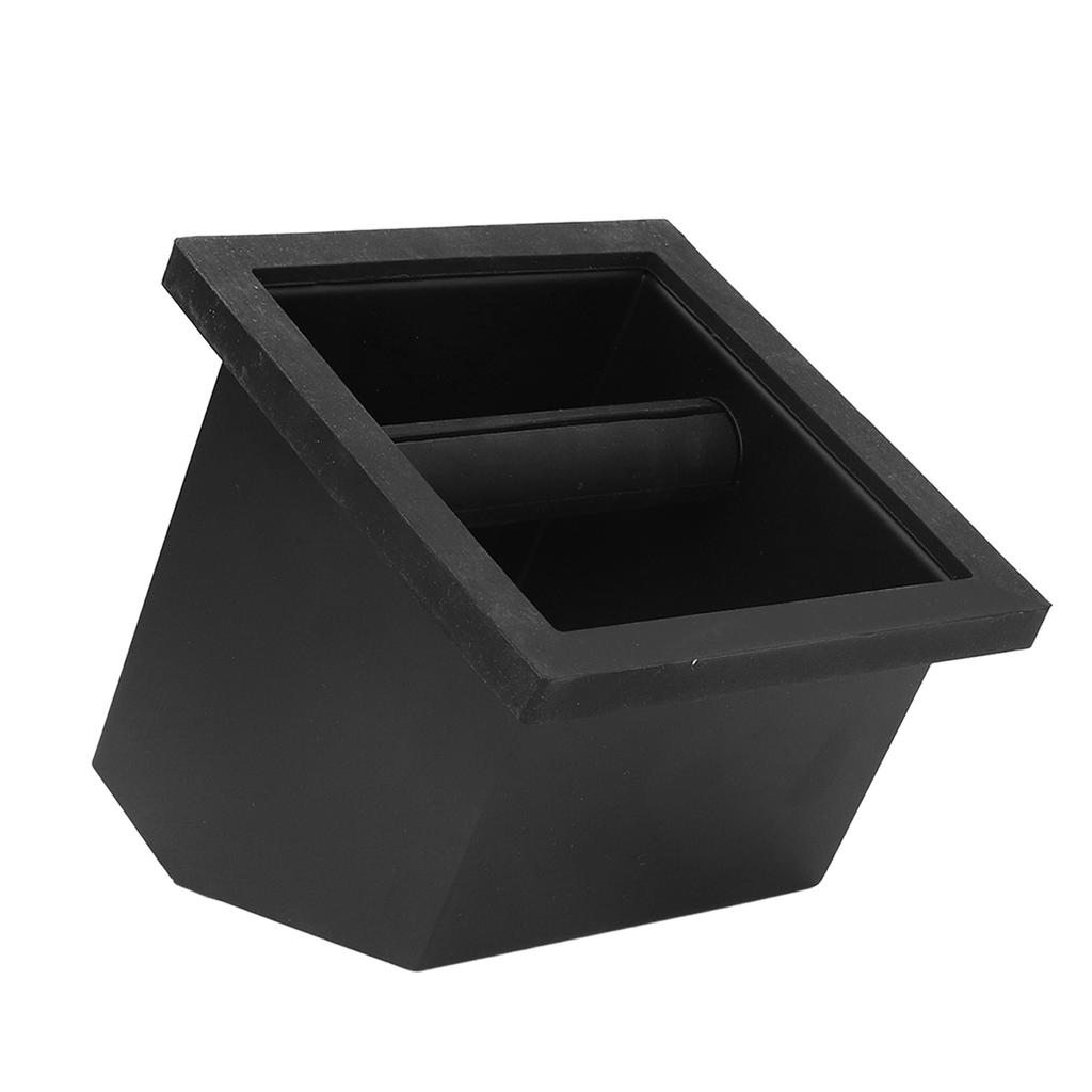 Kávový knock box nádoba na likvidáciu kávovej usadeniny bezodný vstavaný šikmý otvor nehrdzavejúca oceľ