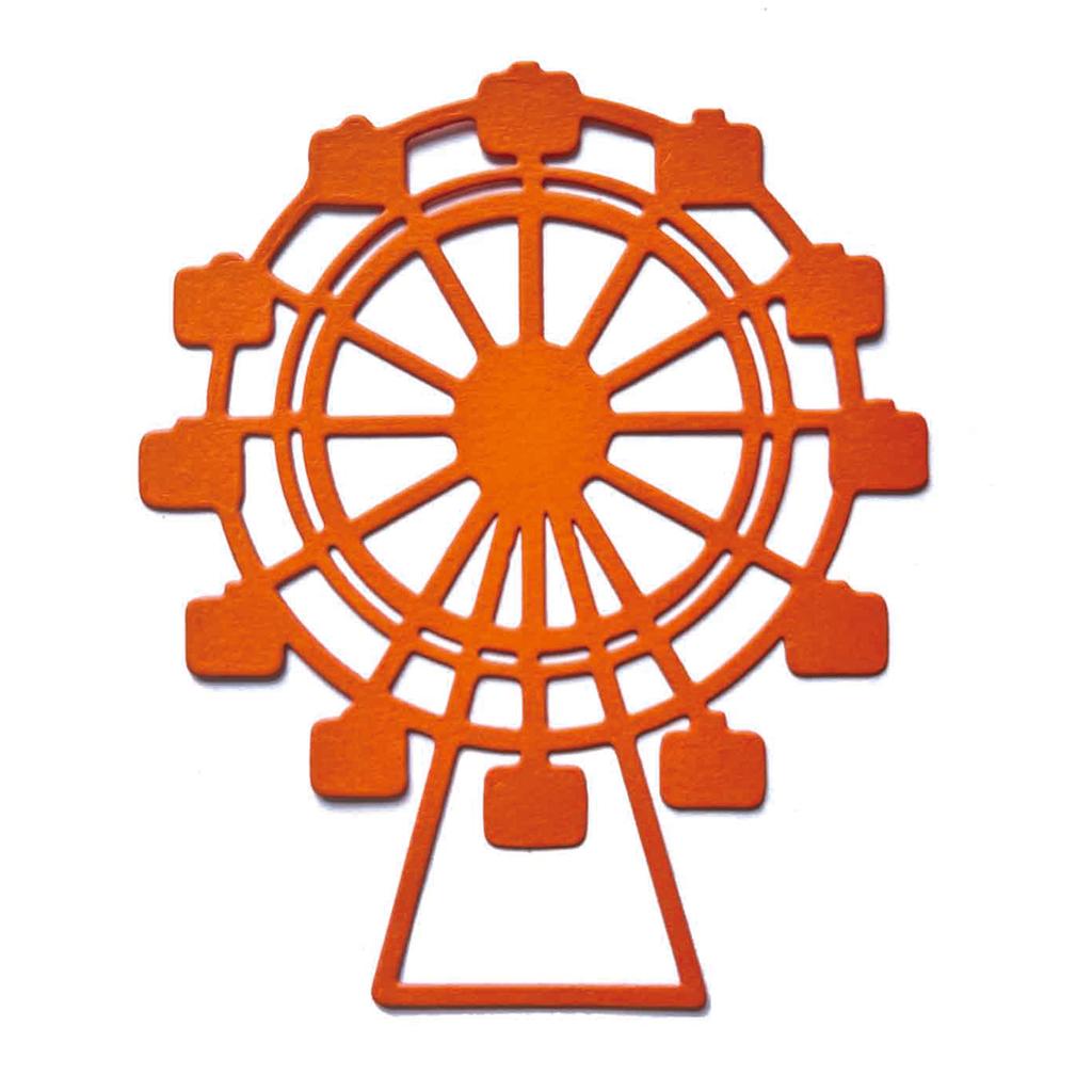 1Set Ferris Wheel Metal Cutting Dies Handmade Stencil Mold Embossing Pattern for Children Adults DIY Crafts Project