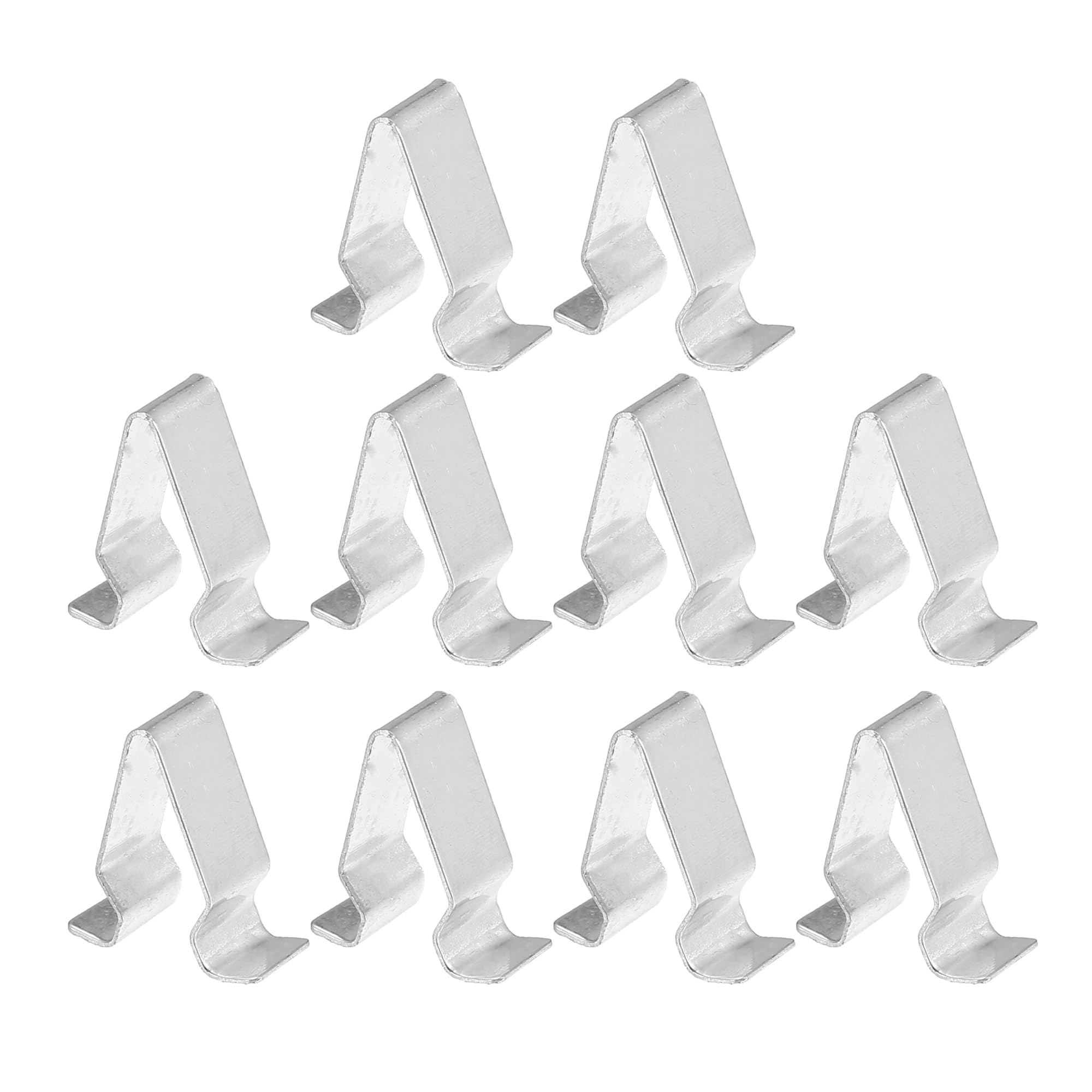 VekAuto Trunk Tail Panel Windshield Pillar Trim Clip Fender Fastener Rivet Retainer Fits VW Golf 2015-2021 Silver Tone Metal 10pcs