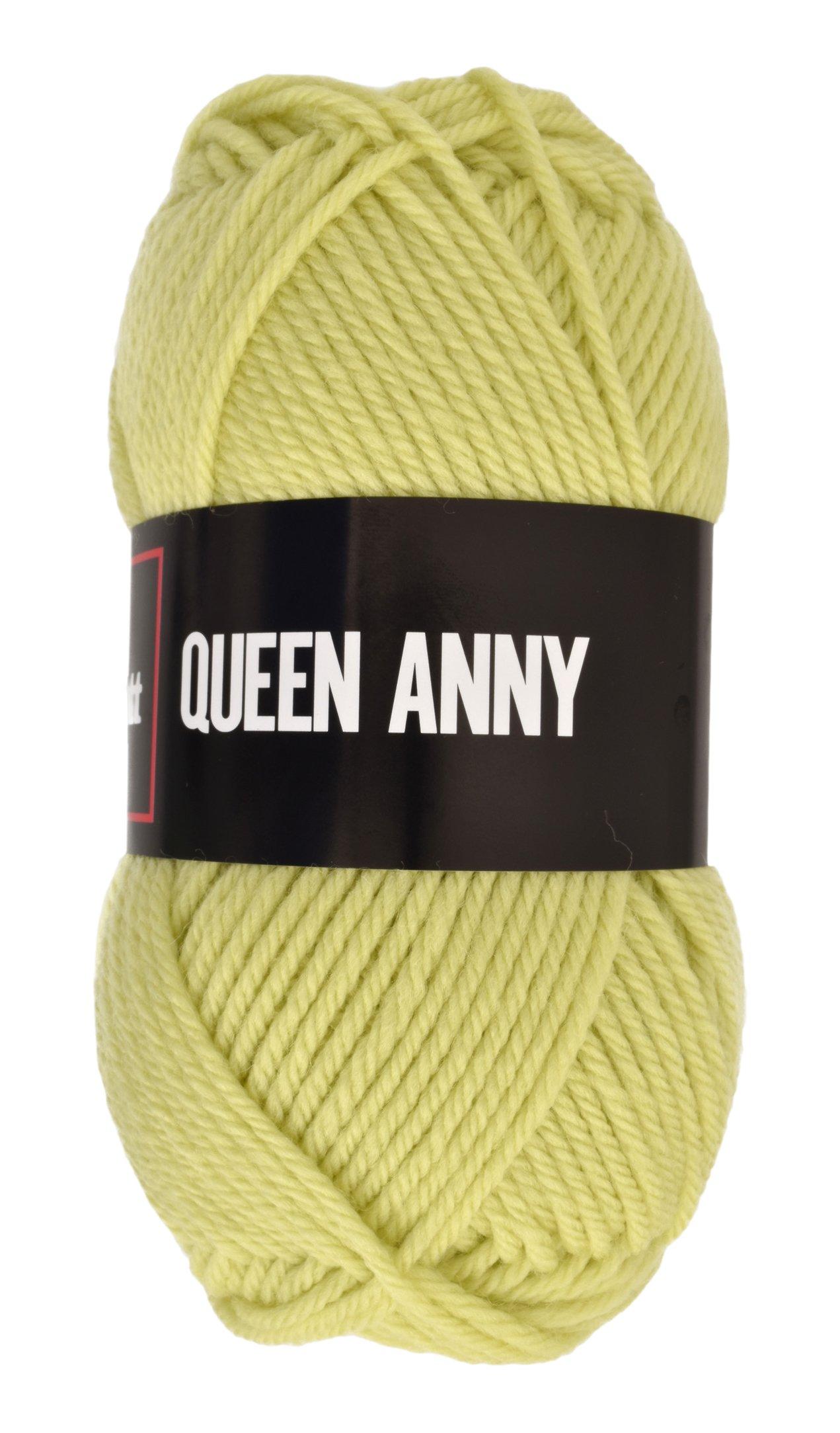 

Puppy Queen Annie Medium Thick Yellow Set of 5 10000104 Yarn, Col.105, Green, 50g, Approx. 97m, Balls,