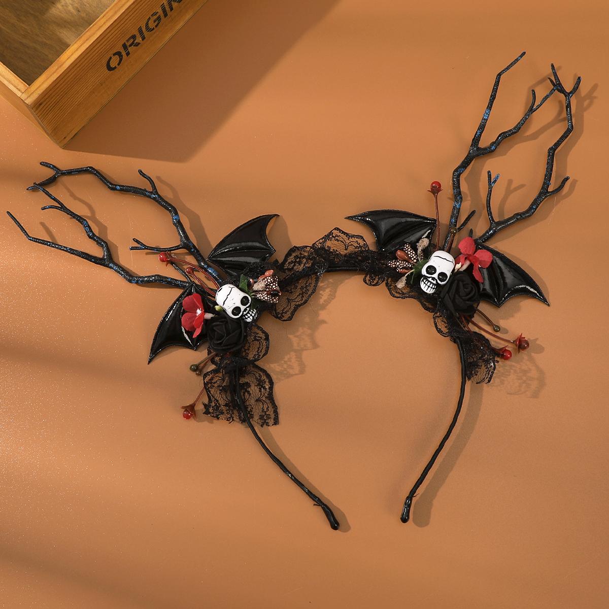 

Хэллоуин Ободок Череп Тыква Летучая мышь Стиль Ободки Обруч для головы Девочки Черный Милый Стайлинг Аксессуары для волос Фестивальные подарки