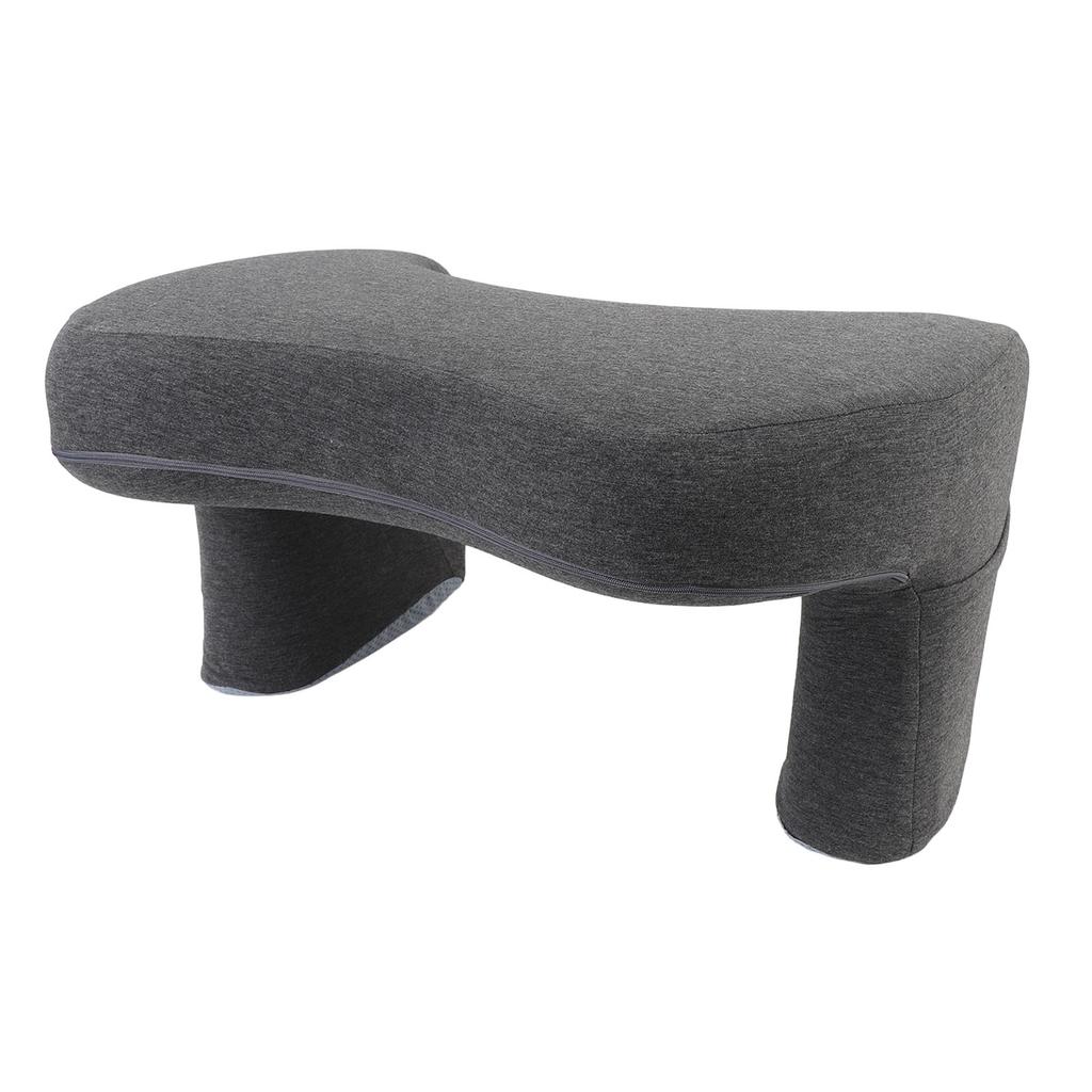 Armrest Gaming Pillow Memory Foam Lap Desk Pillow Reading Gaming Pillow with Pockets for Sofa and