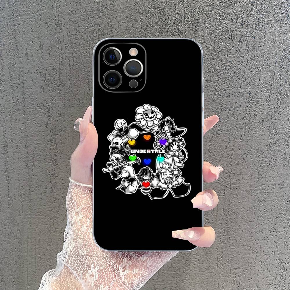 U-Undertale Game For IPhone 17 16 15 14 13 12 11 Pro Max Plus Mini Funda For Transparent Cover