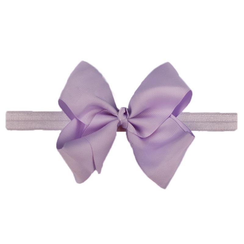 New Children's Headband, Fashionable Baby Hair Accessories, Dovetail Bow Headband, Solid Color Seamless Elastic Belt.