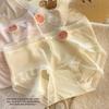Women's New Summer Cotton Crotch Breathable Ice Silk Non Mark Middle Waist Triangle Briefs