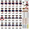 24pcs M8227 War of Independence 24 Figurines Phalanx Children Assembled Small Educational Toy