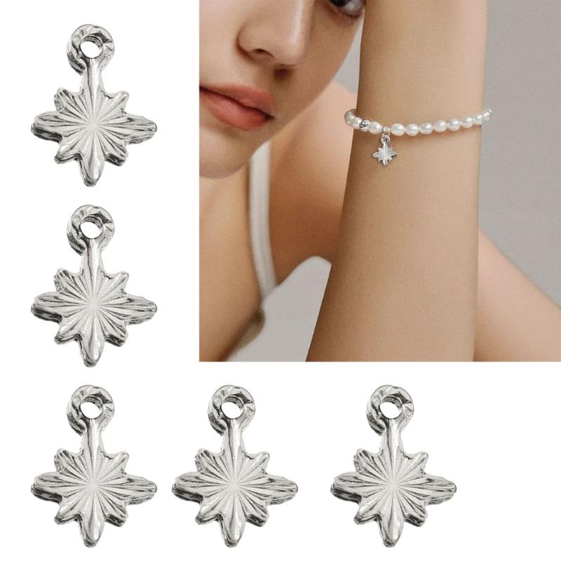 50 sztuk Mały Stalowy Wisiorek Odporny na Rdzę do Naszyjnika Bransoletki Elementy do Tworzenia Biżuterii Akcesoria